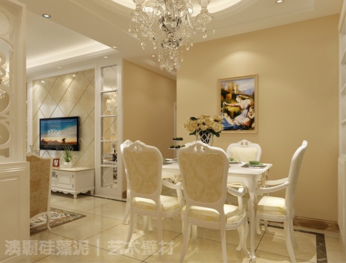 硅藻泥墙艺--餐桌旁的另一道风景(图4)