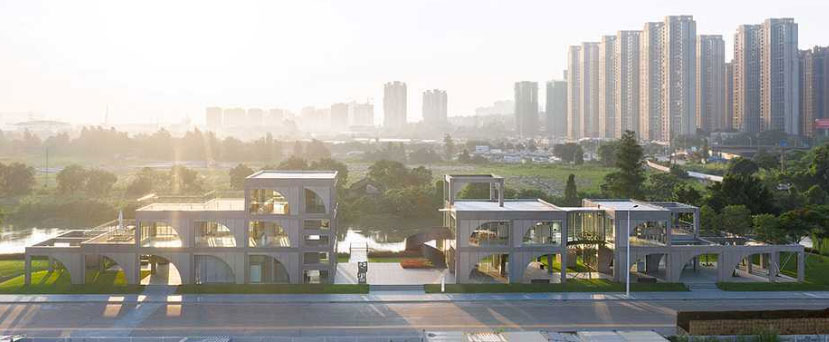 中山微水泥展厅环保艺术空间设计解析