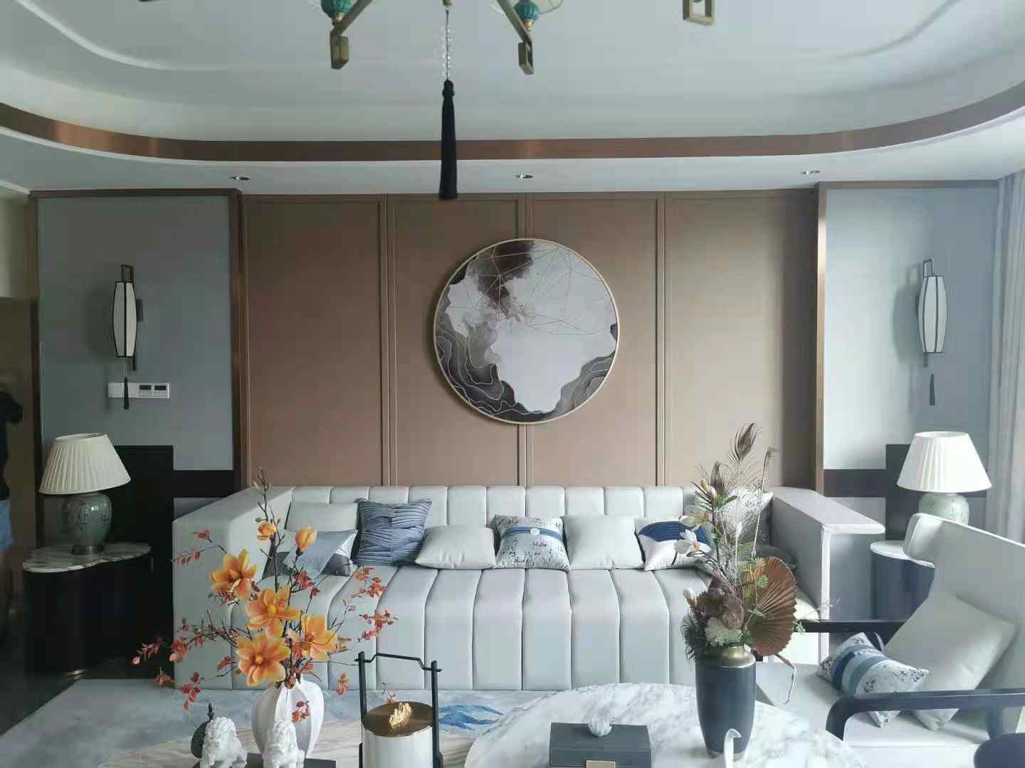 珠海御景龙湖别墅硅藻泥施工打造奢华空间(图2)