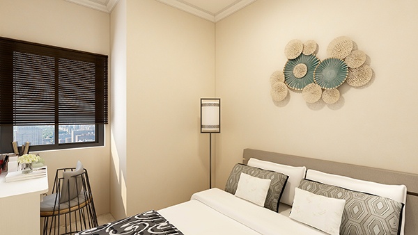 简美装修风格打造温馨家居，浅色系营造空间层次感(图5)