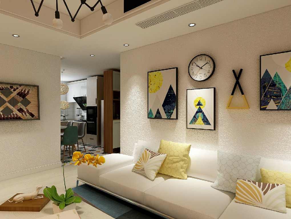 硅藻泥打造现代简约家居风格，营造温馨舒适居住环境(图2)