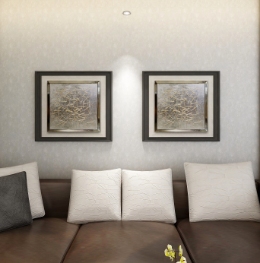 硅藻泥打造现代简约家居风格，营造温馨舒适居住环境