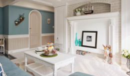 简美风格背景墙装修指南，硅藻泥打造环保舒适家居