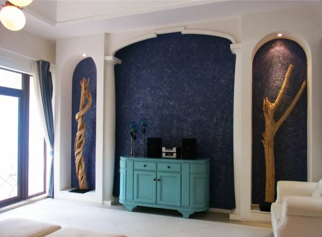 金叶漆丨神秘多彩的颗粒质感，打造艺术、奢华的空间(图3)